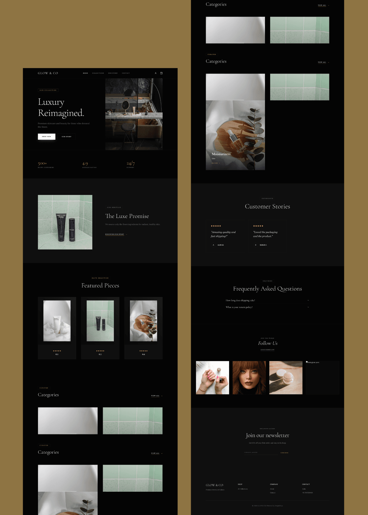Luxe Template Preview